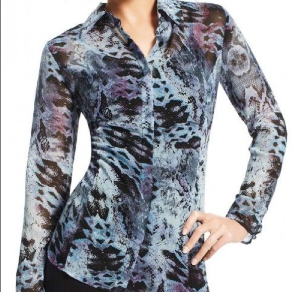 CAbi Tops - Cabi Python Blouse